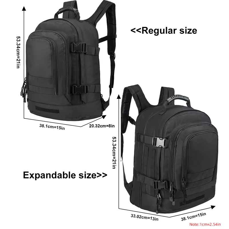 LQARMY 60L hommes armée militaire tactique sac à dos 3P Softback en plein air randonnée Camping sac à dos chasse Camping sac de voyage