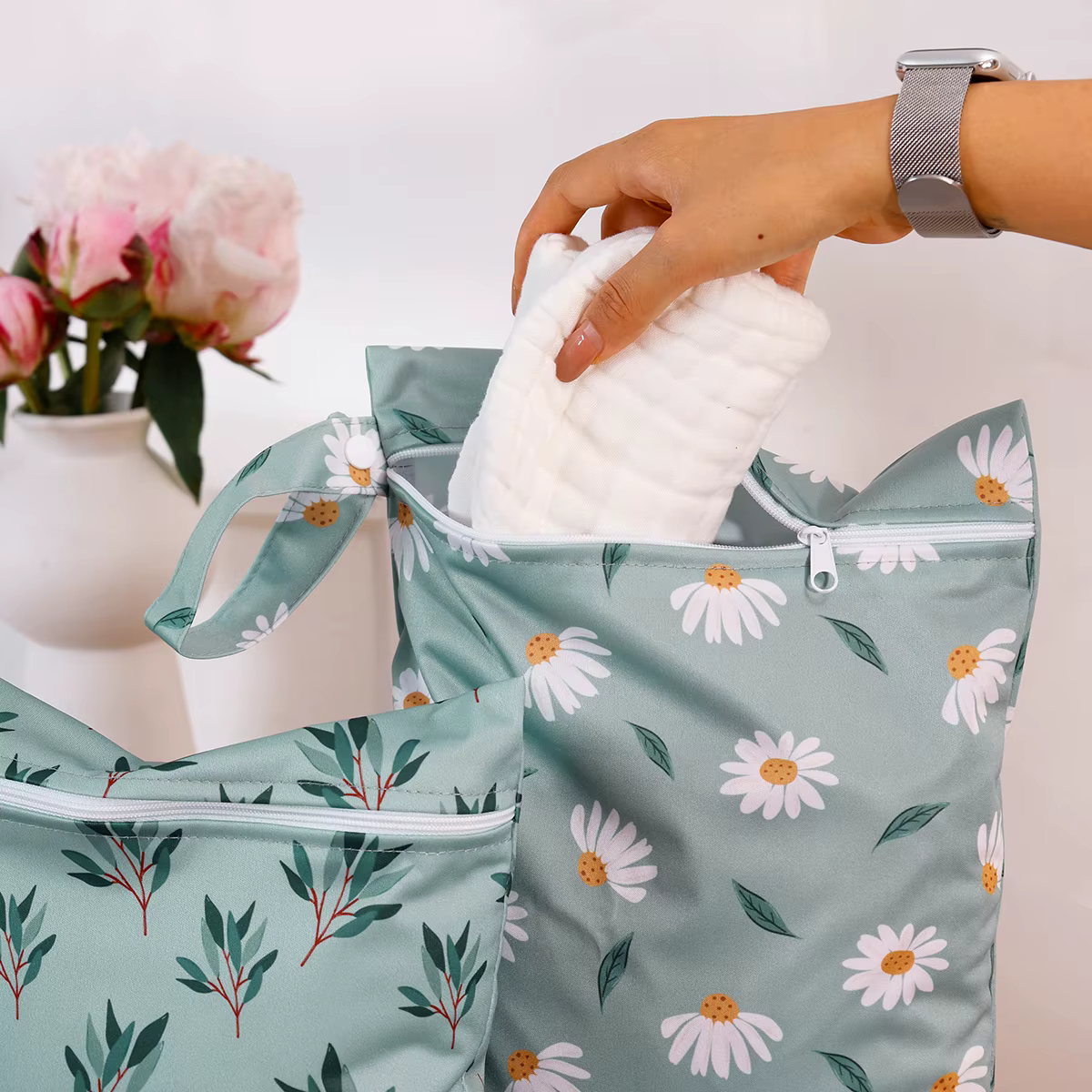 HappyFlute 3 pièces sac humide imperméable et réutilisable-solution pratique et durable pour ranger des articles humides