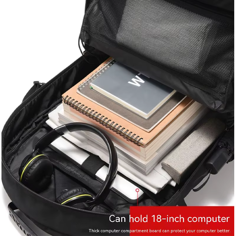 50L 80L grand sac à dos de voyage hommes compartiment à chaussures séparé sac d'affaires Sports de plein air étanche homme noir sacs à dos de rangement