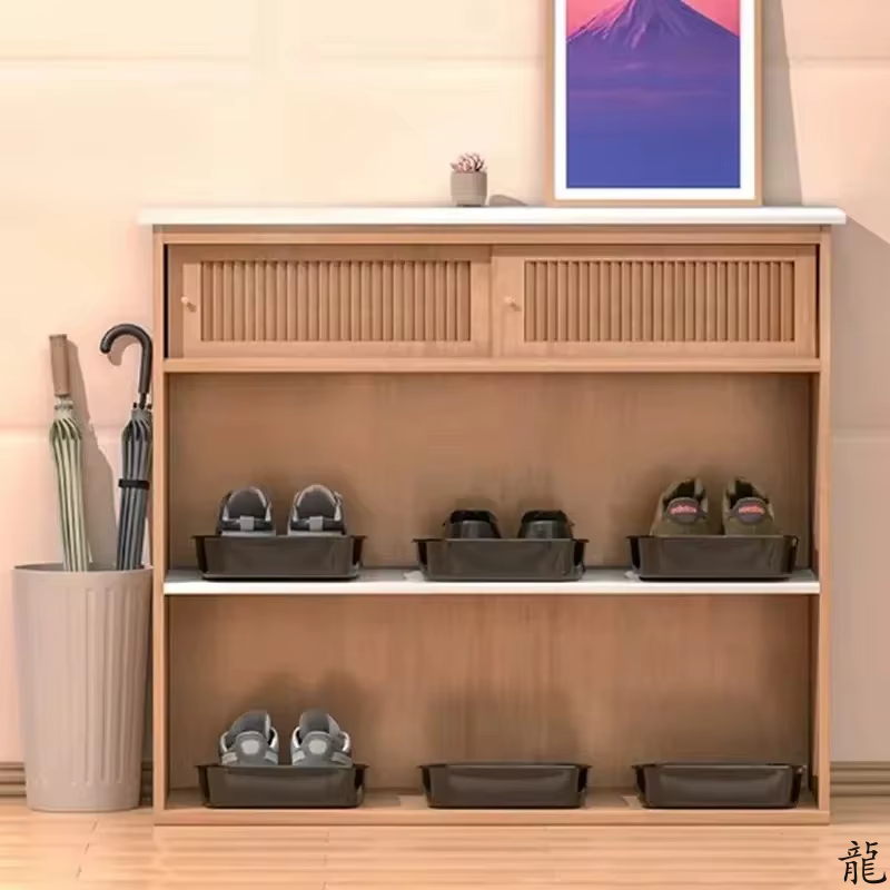 Boîte de rangement multifonctionnelle et durable pour chaussures de voiture, organiseur d'accessoires sous le siège