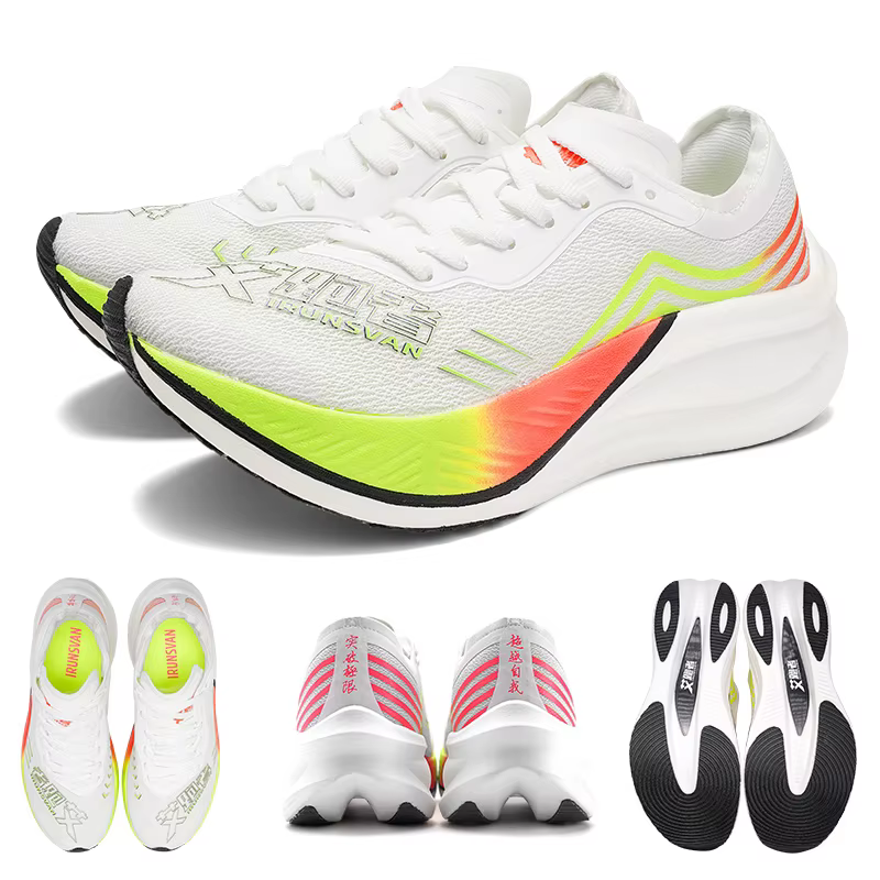 IRUNSVAN 1.0 Chaussures de course professionnelles en nylon avec plaque de carbone intégrale