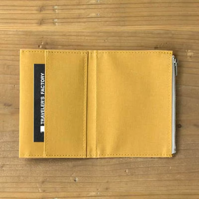 Womthenon – sac de rangement en toile imperméable à fermeture éclair TN, sac de rangement pour Journal de bord, carnet de notes de voyage, fente pour carte de billet