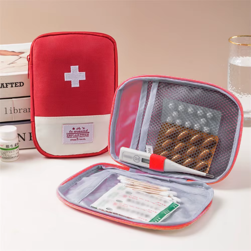Mini sac à médicaments de voyage-Kit de premiers secours d'urgence Portable pour Camping en plein air