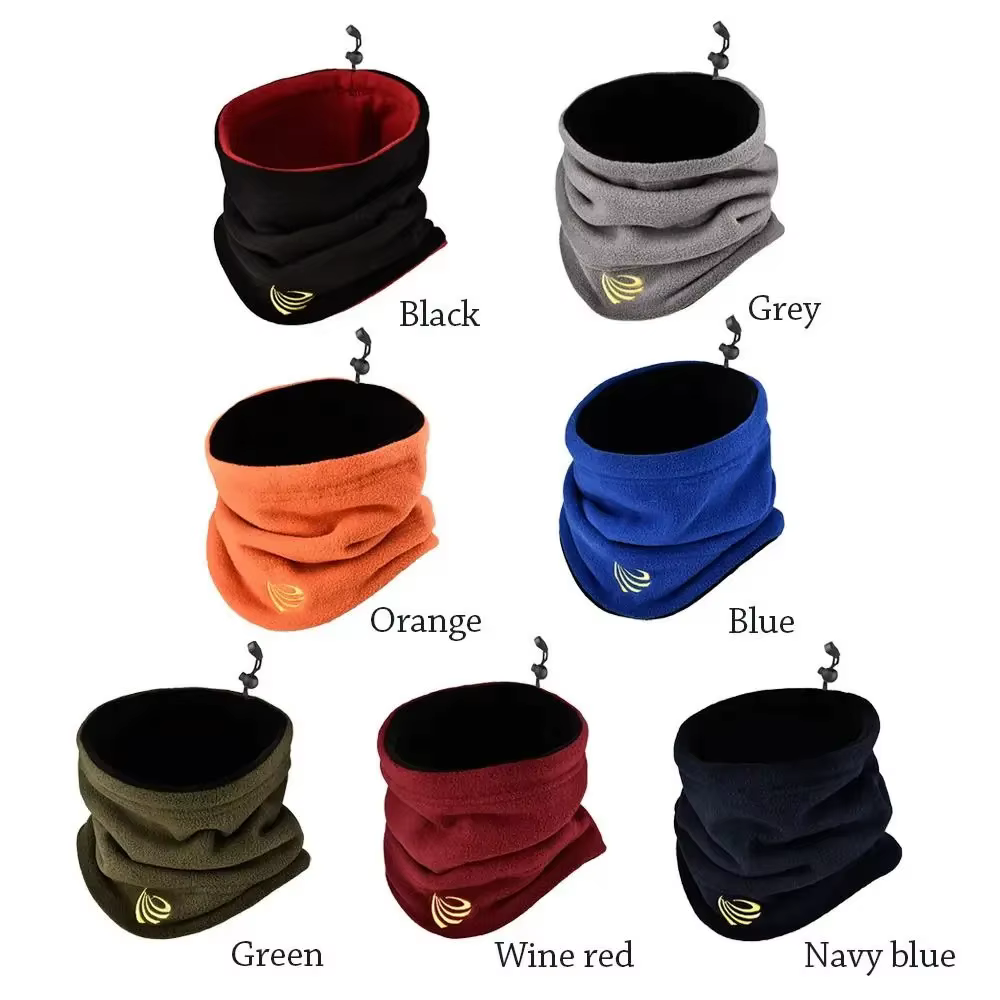 Hiver Camping polaire cou Ski Tube écharpe Snowboard demi-masque couverture faciale pour hommes et femmes en plein air résistant au froid col