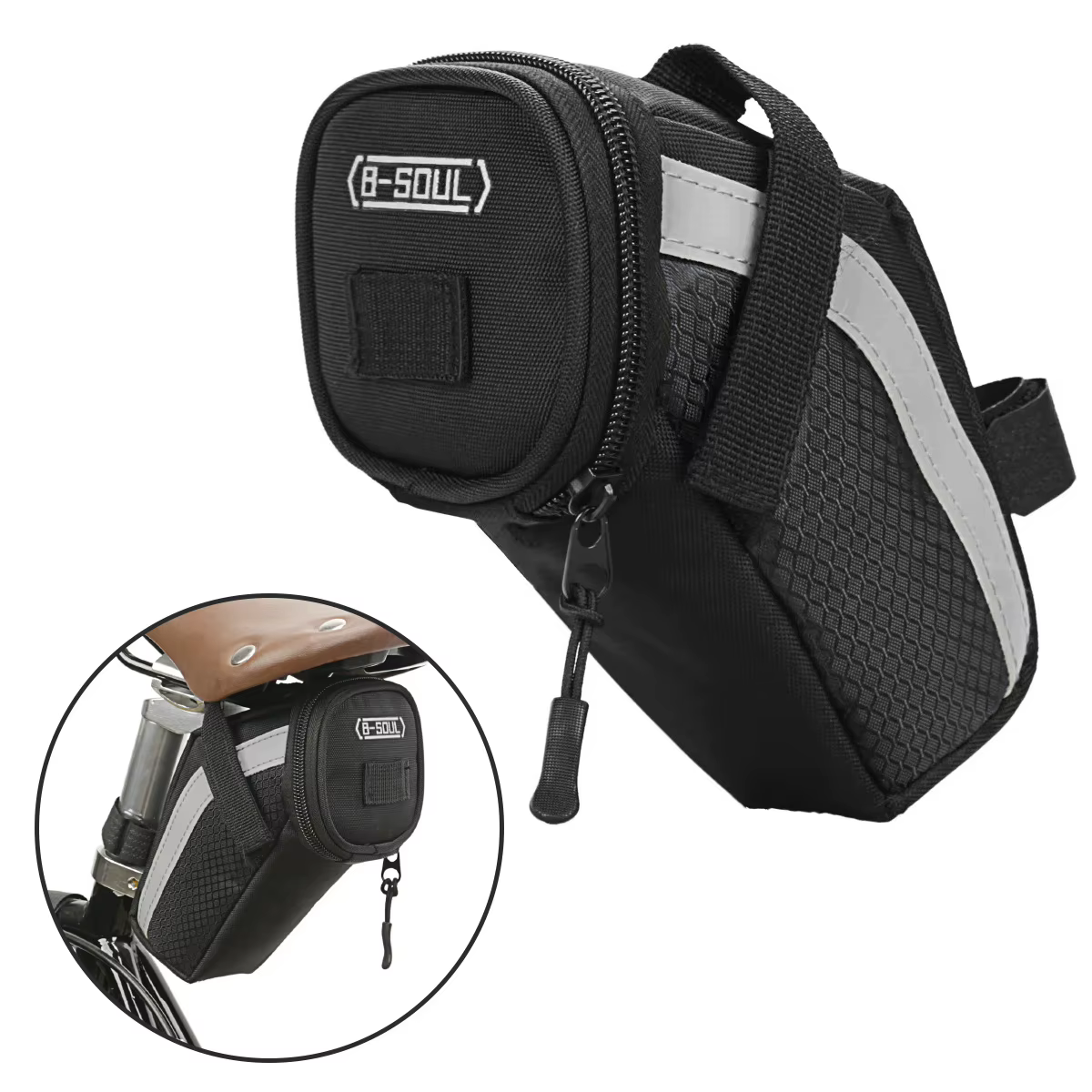 B-soul sac arrière de vélo ultraléger Portalbe sac de selle