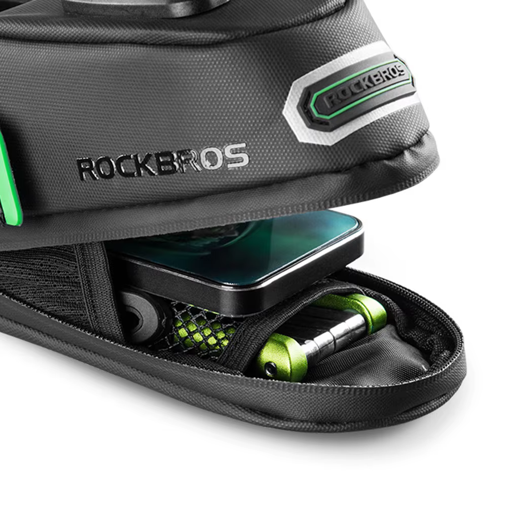 ROCKBROS sac arrière de vélo vélo de route équitation sac de siège arrière sac de vélo étanche sac de selle à dégagement rapide bande réfléchissante