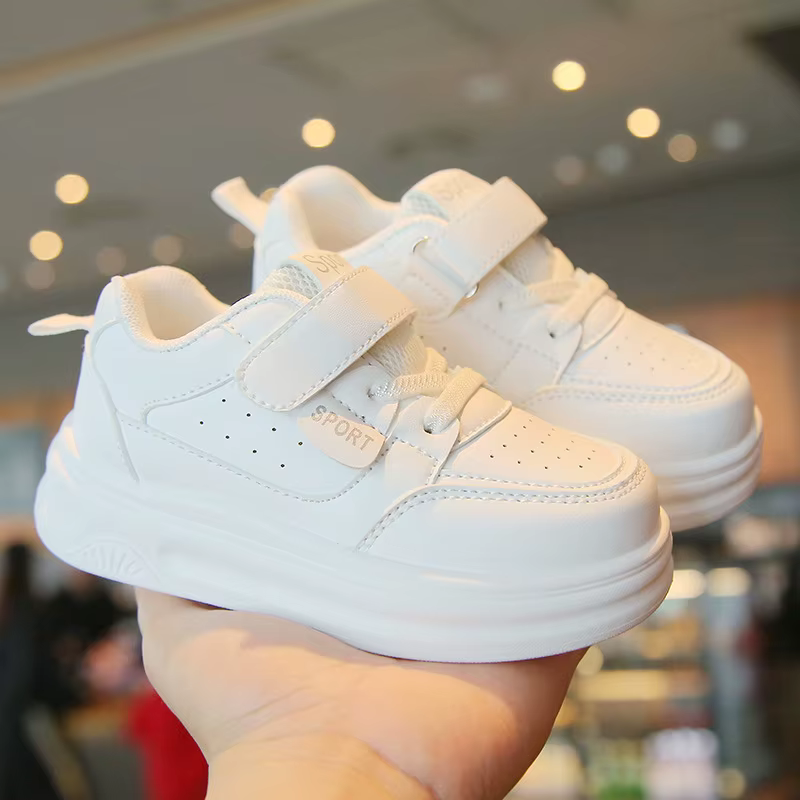 Nouveaux enfants blanc école Tennis chaussures garçons filles polyvalent enfant baskets gros école casual tout-petits mode course baskets