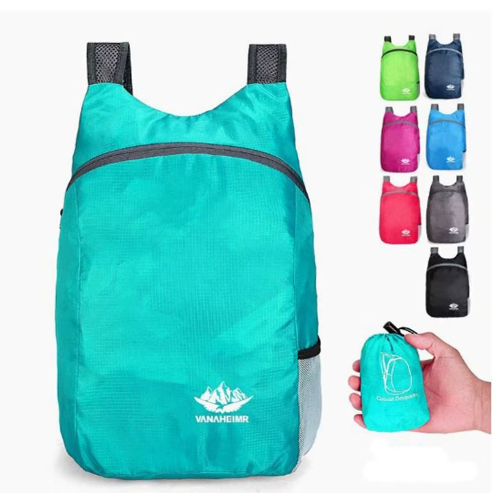 Sac à dos pliable imperméable Nano pour hommes et femmes