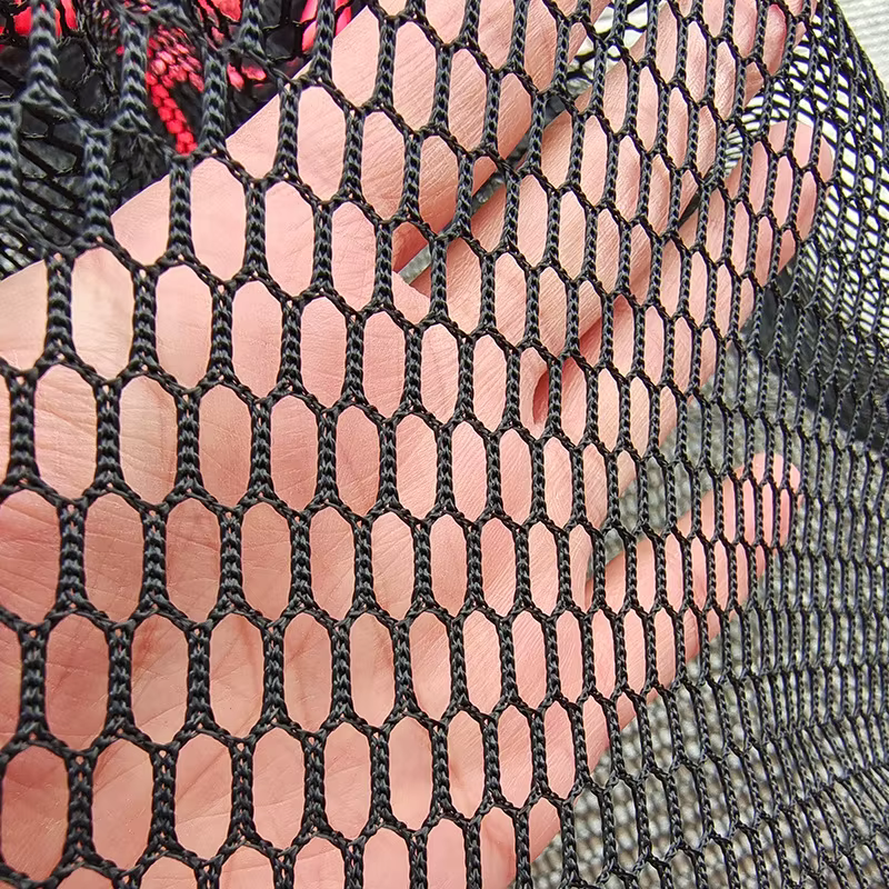 Sac en maille de pêche pliant, équipement de pêche épais, petits filets à grille, filets pour poissons vivants, sac en filet buccal, rangement de fournitures de pêche