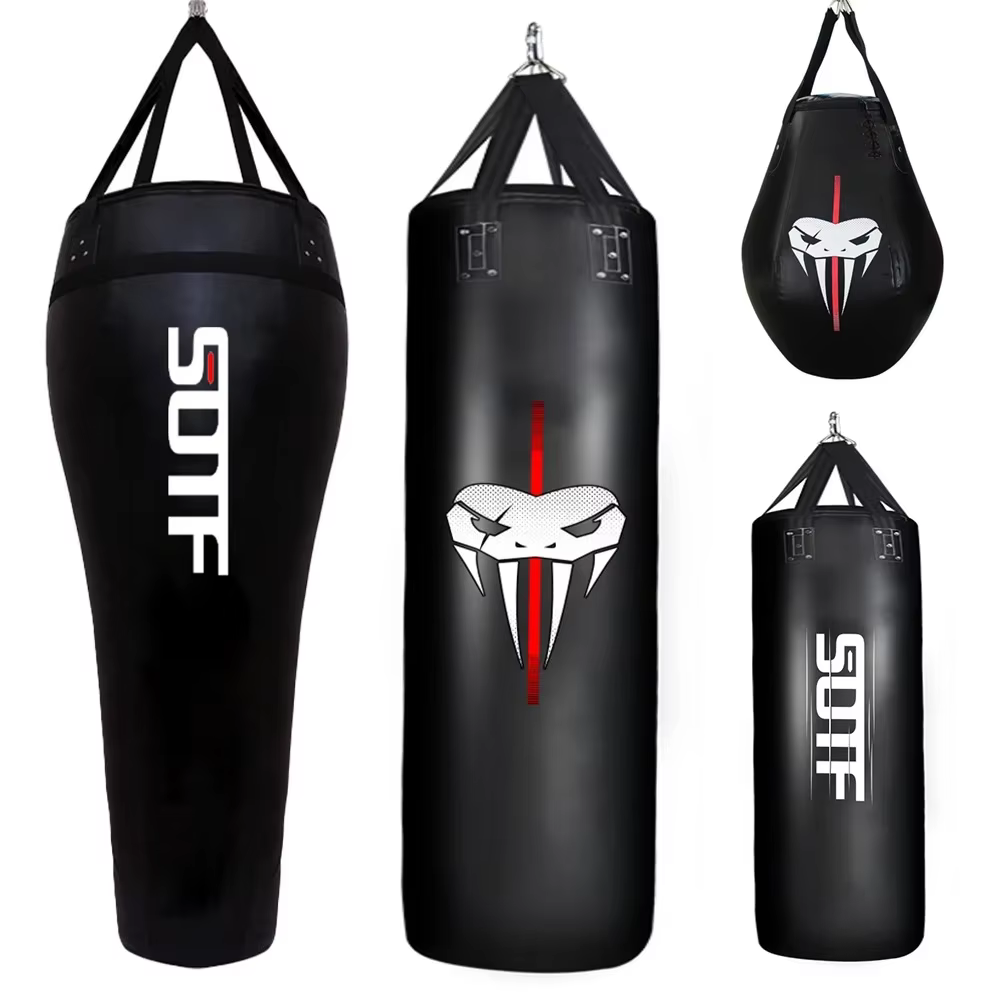 Sac de sable multifonctionnel à dos rebond pour les Arts martiaux, sac de boxe résistant avec crochet à chaîne en métal, équipement de sport pliable