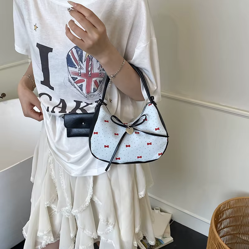 Sac à bandoulière pour femme, nouveau sac d'été avec nœud, sac de banlieue tendance, sac à main à la mode