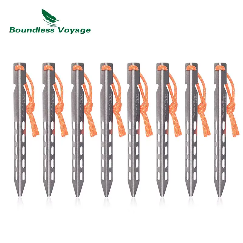 Boundelss Voyage – piquets de tente en titane ultralégers