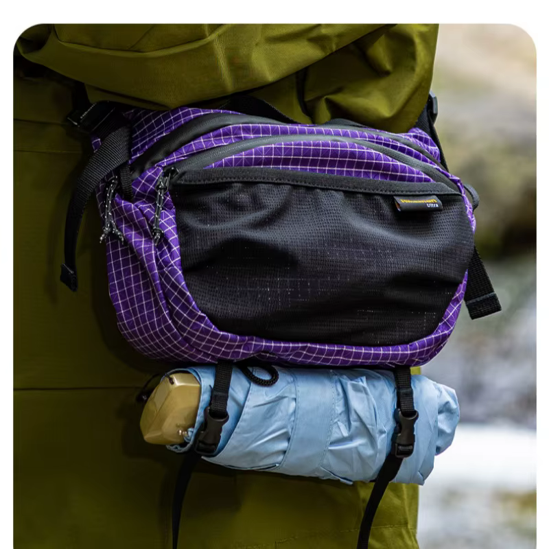 Sac banane de randonnée en nylon imperméable et durable Dyneema