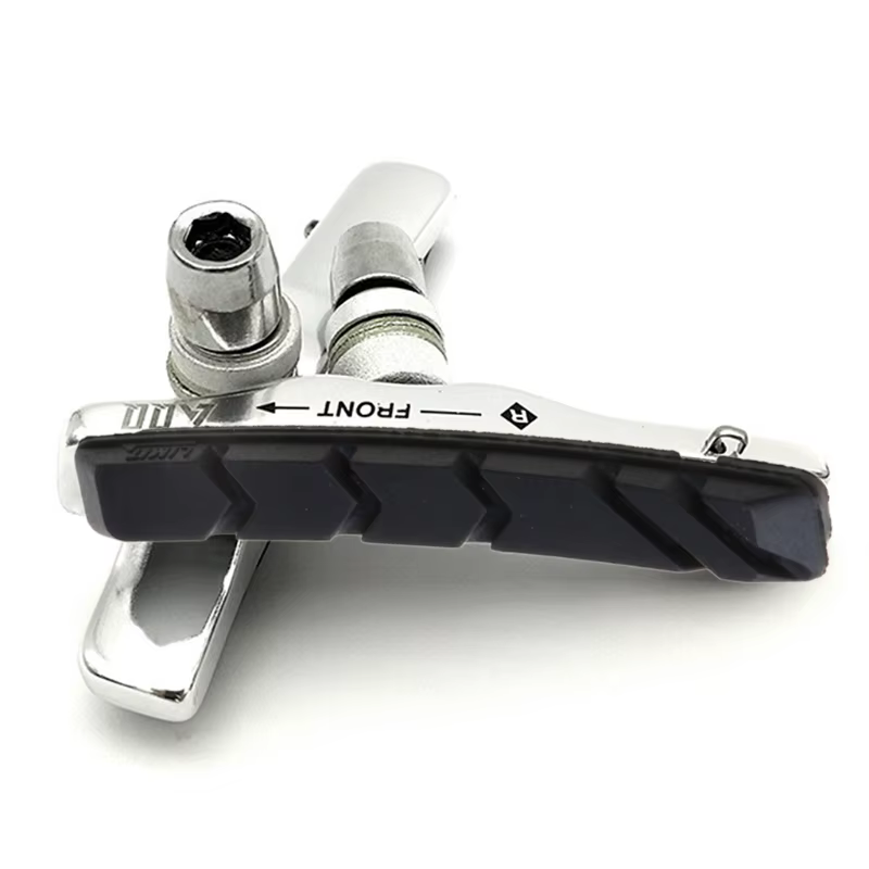1 paire de plaquettes de frein pour vtt, support de freinage en forme de V, bloc de chaussures