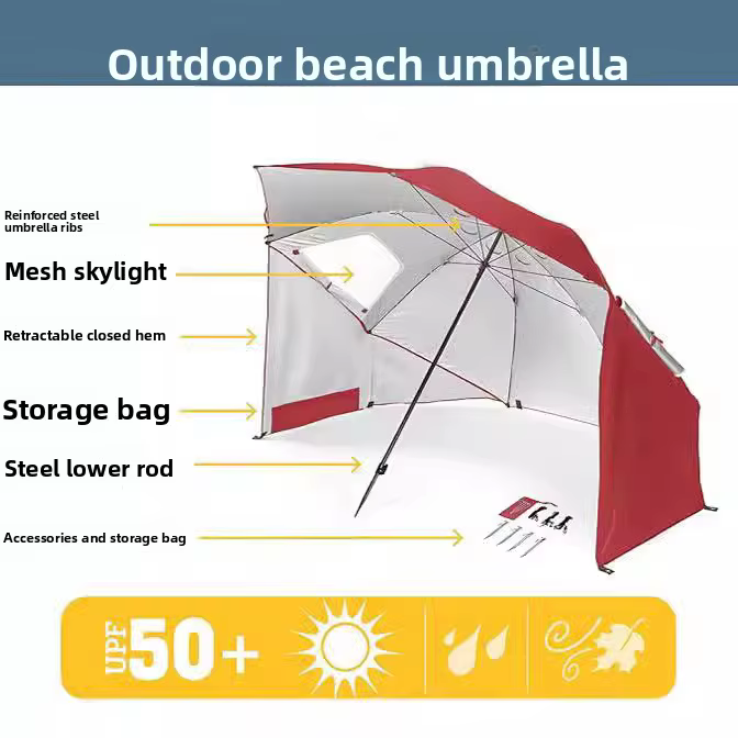 Parasol de camping de 2