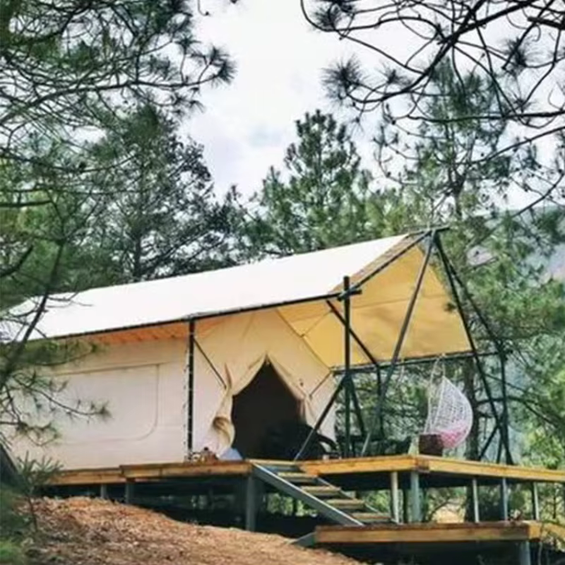 Tente de glamping de luxe imperméable