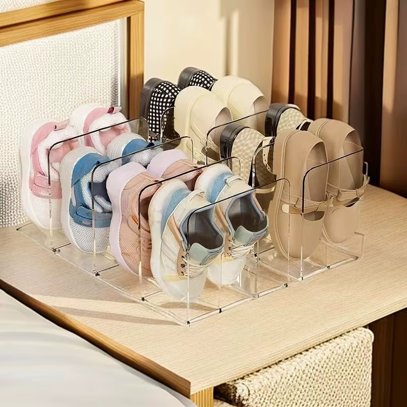 Étagère à chaussures pour bébé, étagère à chaussures, boîte en acrylique, armoire à chaussures pour bébé, boîte à chaussures pour enfants, armoire de grande capacité pour économiser de l'espace