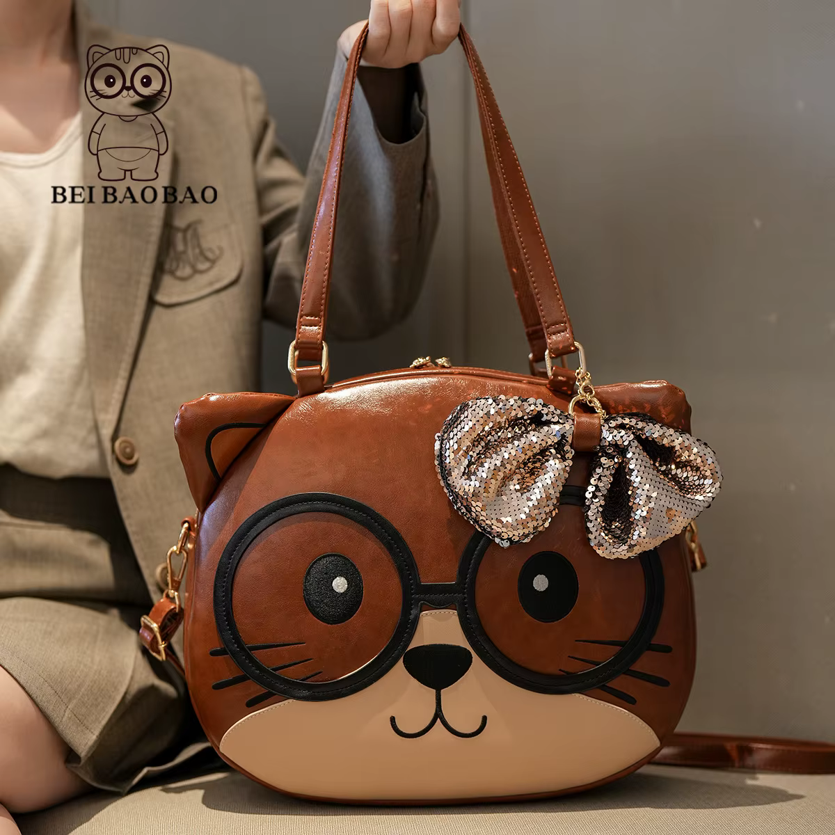 Créateur de luxe femmes Sac à bandoulière en cuir souple Sac à Main de banlieue mode femme sacs à bandoulière dames Sac fourre-tout décontracté Sac A Main