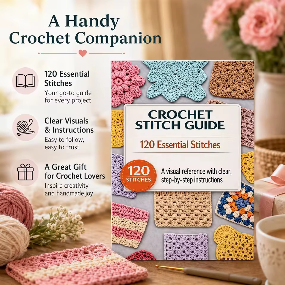Guide complet des points de crochet pour débutants, 125 techniques de broderie, manuel, fournitures artisanales pour la maison, pour femmes