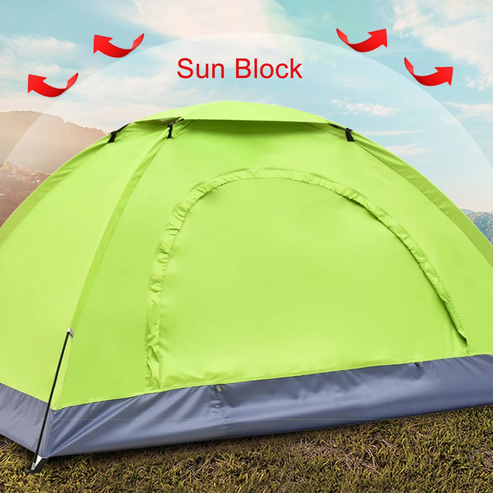 Tente de Camping ultralégère monocouche