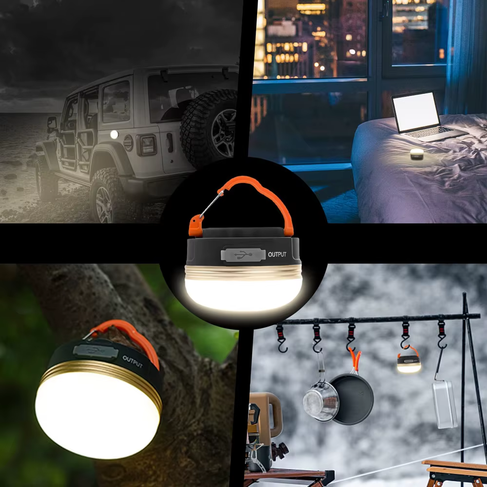 10W haute puissance Camping lanterne tentes lampe 1200mah USB Rechargeable Portable