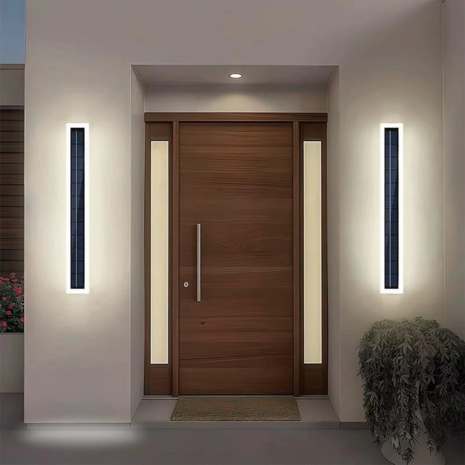 Lampe solaire d'extérieur IP65 étanche LED 60 cm