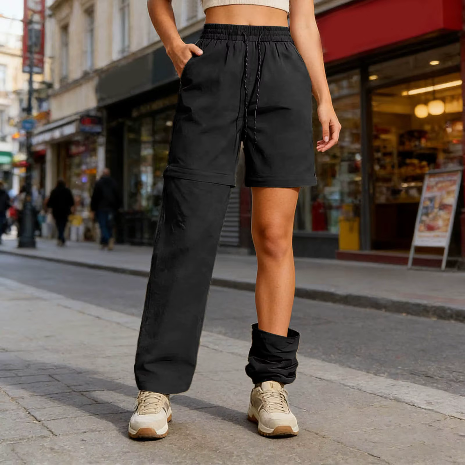 Pantalon cargo imperméable pour femme
