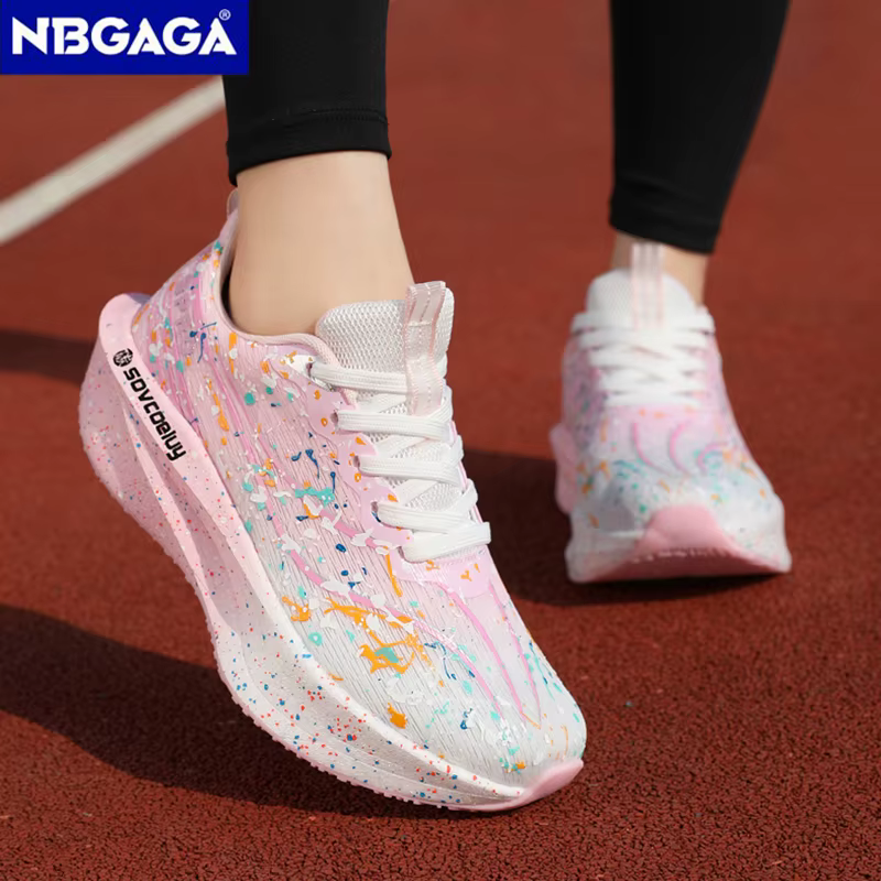 Chaussures de marche pour femmes, baskets légères et respirantes, chaussures de course athlétiques antidérapantes pour l'extérieur, décontractées et confortables