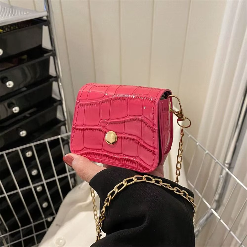 Mini sacs à bandoulière en PU pour femmes et filles