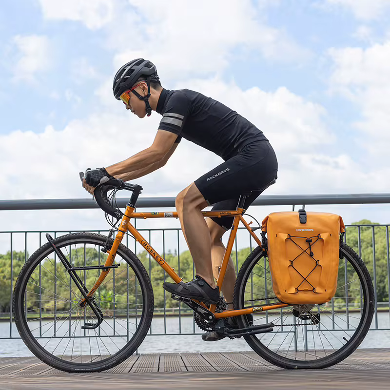 ROCKBROS-Sac de vélo étanche 25L, 1 pièce, panier de vélo, sacoche arrière T1
