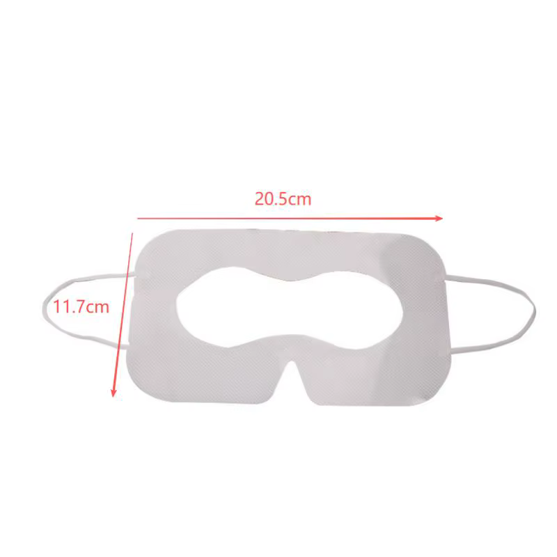 Masque facial jetable en tissu non tissé, 100 pièces, accessoires pour lunettes VR, coussinet hygiénique pour les yeux, pour verre de réalité virtuelle HTC Vive 3D