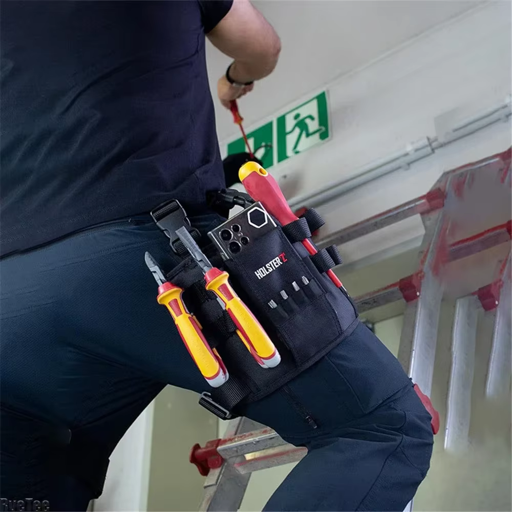 Sac à outils de réparation autour de votre jambe