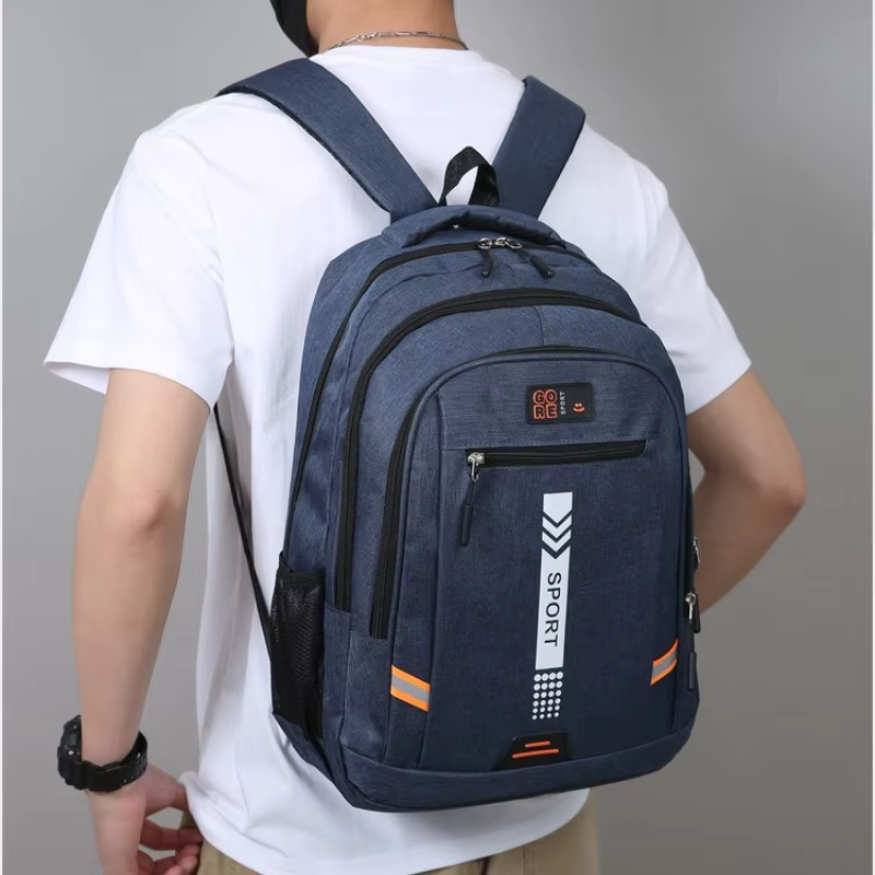 Sac à dos multifonction pour hommes, grande capacité, sac d'ordinateur pour les déplacements professionnels, sac à dos de voyage décontracté à plusieurs poches
