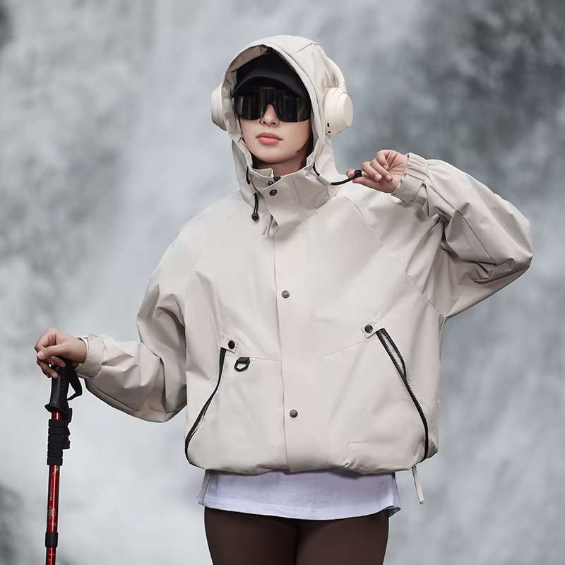 Vestes de randonnée imperméables pour femmes et hommes, coupe-vent, pour le camping, l'escalade, le trekking d'automne, vêtements de rue unisexes
