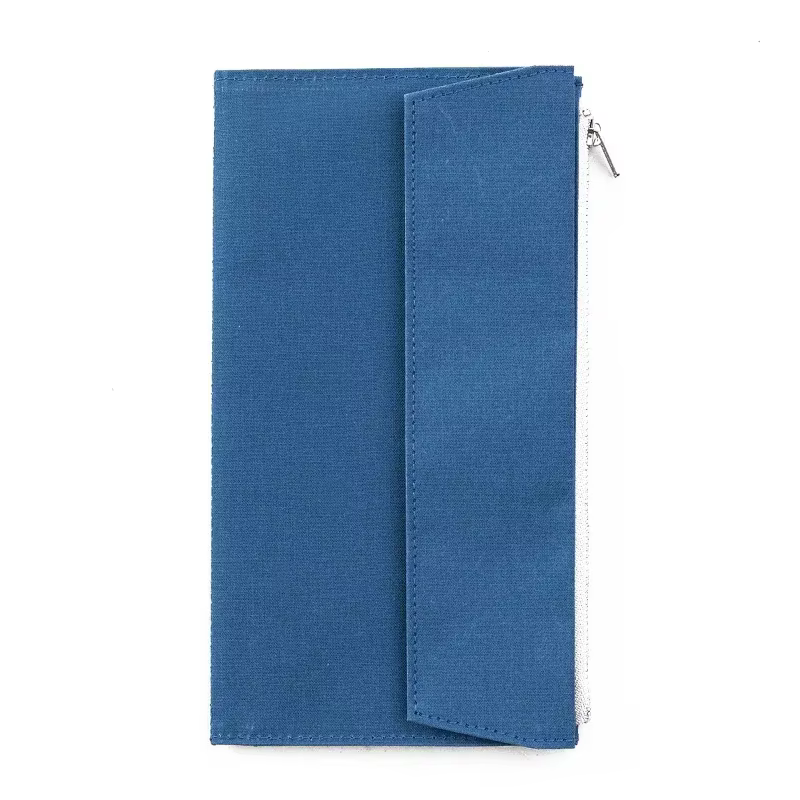 Womthenon – sac de rangement en toile imperméable à fermeture éclair TN, sac de rangement pour Journal de bord, carnet de notes de voyage, fente pour carte de billet