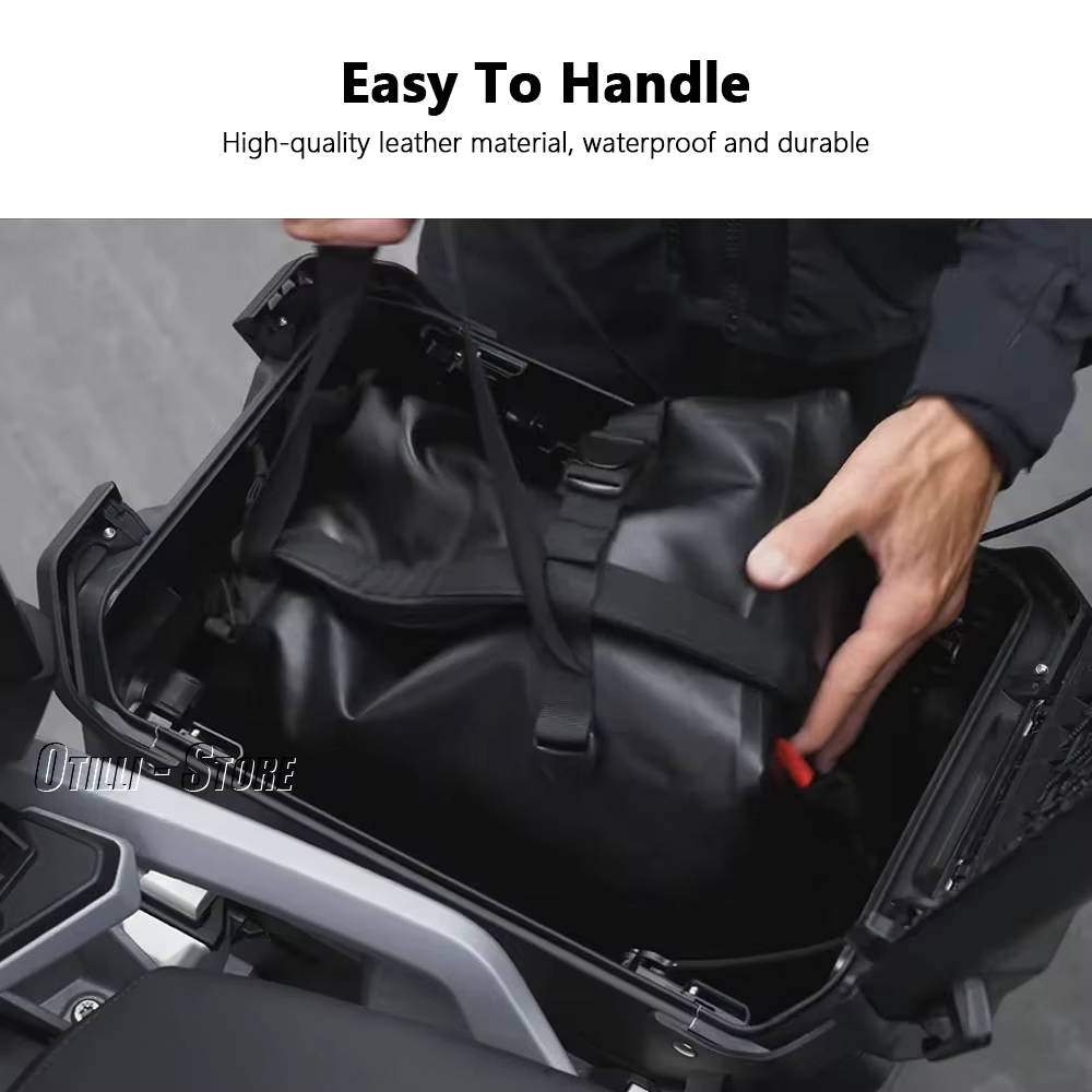 Sac intérieur noir pour bagages de moto, pour BMW R1300GS ADVENTURE R 1300 GS Adventure 1300GSA, sacs supérieurs en aluminium