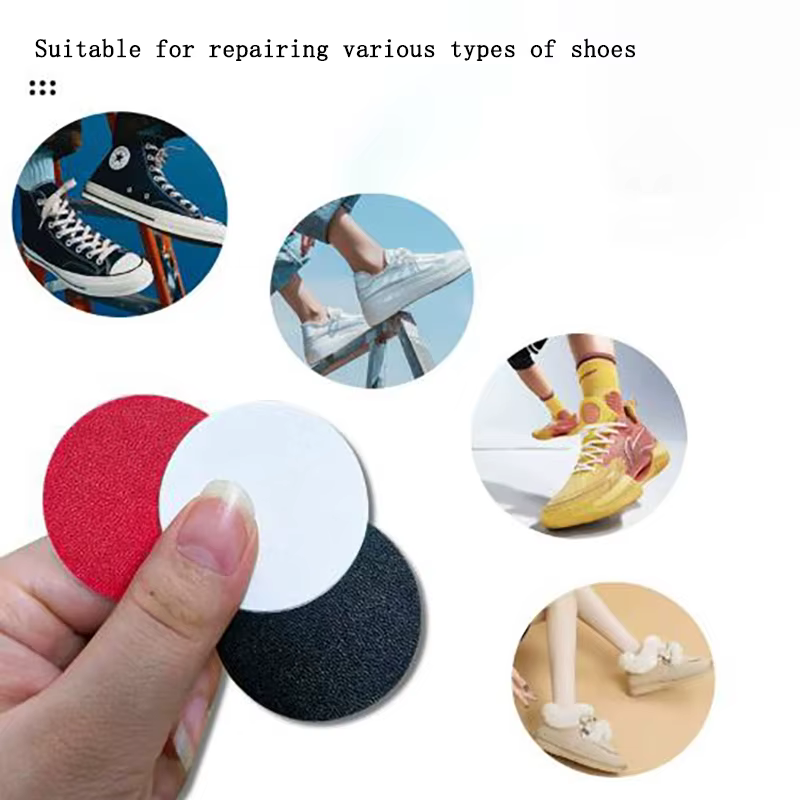 Patch avant auto-adhésif en maille pour chaussures de sport, 6 pièces, Patch de réparation de trous étanche, patchs de réparation de chaussures pour hommes, patchs de talon pour chaussures