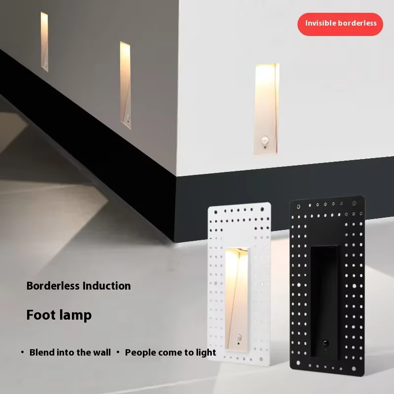 Lampe murale LED encastrée avec détection de mouvement