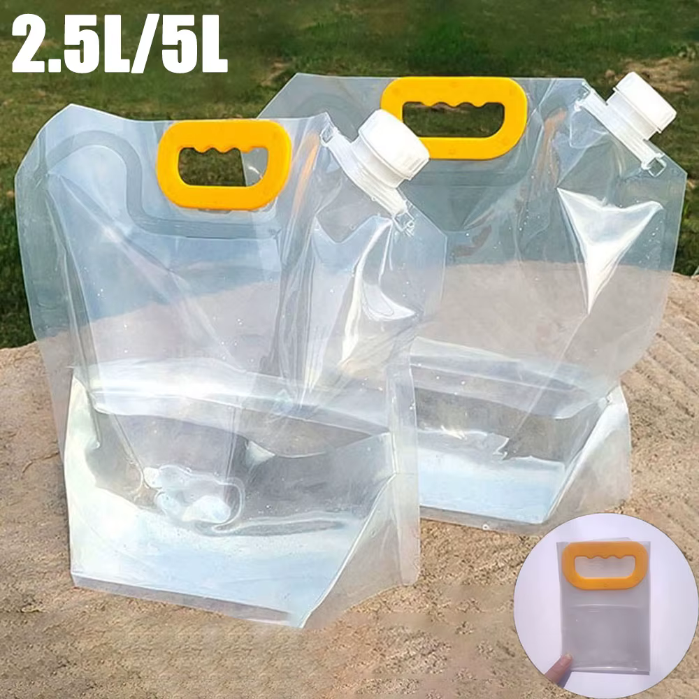 Sac à eau Portable 5L, seau pliant de stockage