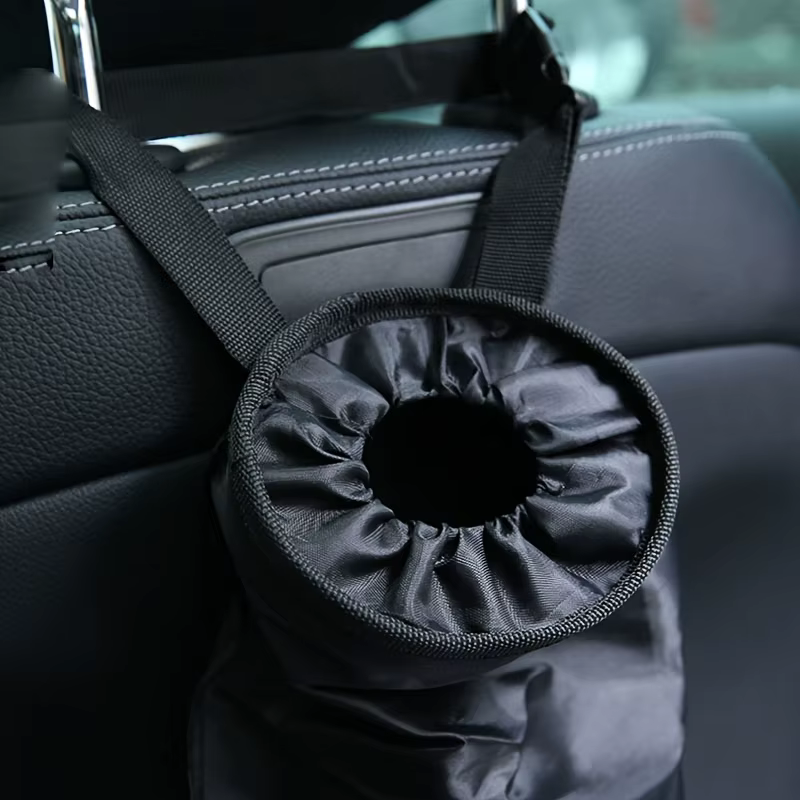 Sacs poubelles universels pour voiture, sacs poubelles pliables à suspendre pour véhicules, peuvent être accrochés sur l'appuie-tête du siège, utilisés pour le rangement quotidien des déchets dans la