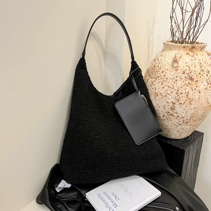 Coton couleur unie grande capacité fourre-tout décontracté moraillon couture sacs de transport femme 2025 mode Simple polyvalent sacs à bandoulière