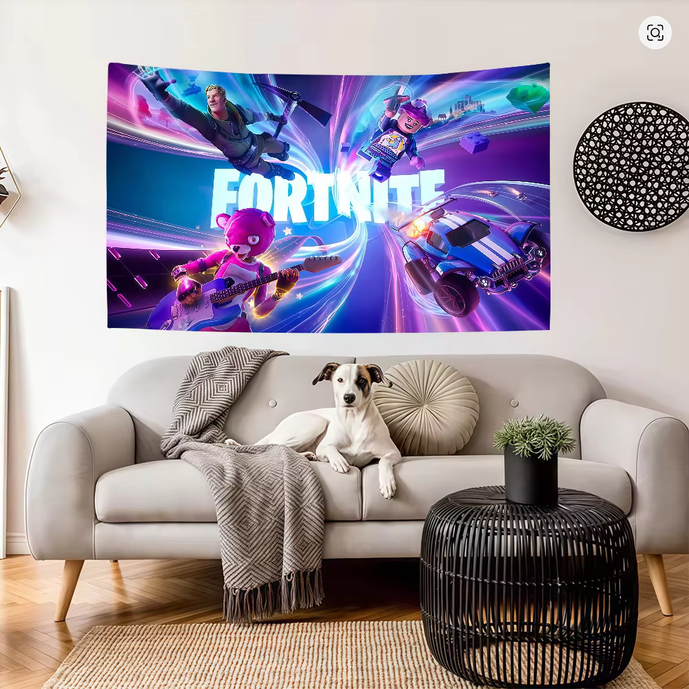 Drapeau décoratif F-Fortnite pour pique-nique