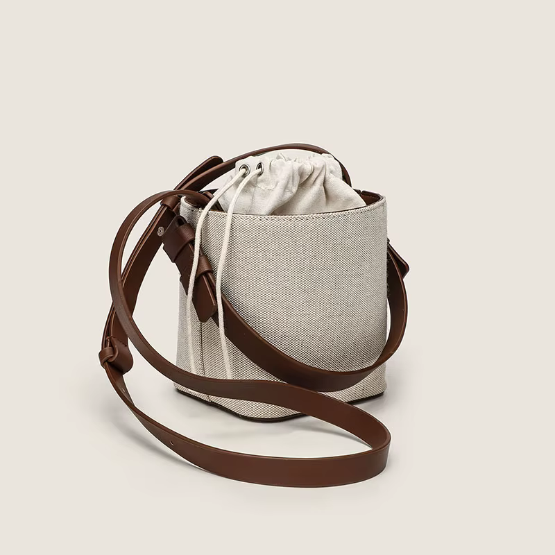 Casaul toile seaux sac concepteur femmes sacs à main Simple épaule sacs à bandoulière tendance été plage petit fourre-tout femme sac à main