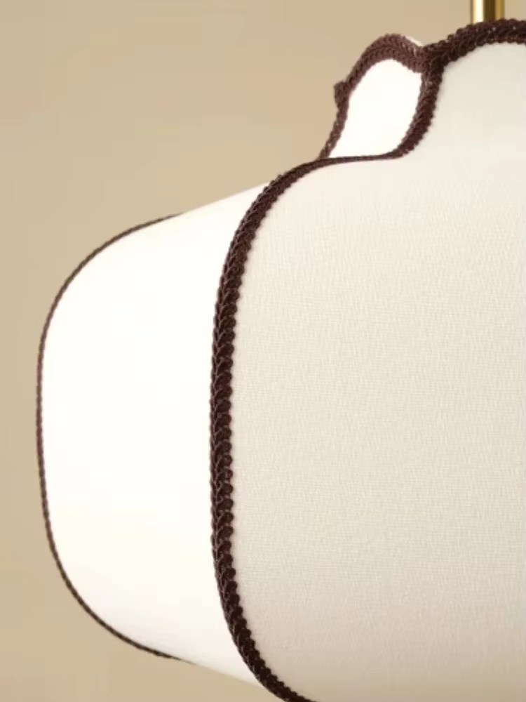 Lampe LED suspendue en tissu Vintage, boule de bois, luminaire suspendu rétro, Style japonais, salon, salle à manger, appartement, chambre à coucher