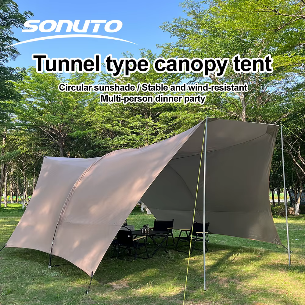 Tente de Camping de Protection solaire enduit d'argent