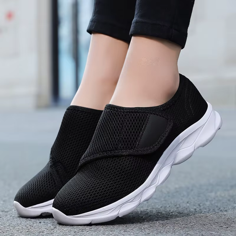 Nouvelles Chaussures Décontractées Orthopédiques pour Pieds Larges et Gonflés, avec Correction de l'Éversion du Pouce, Souples et Confortables, pour Diabétiques et la Marche