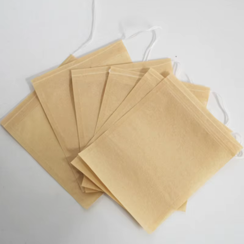 Sachets de thé biodégradables en papier avec cordon de serrage