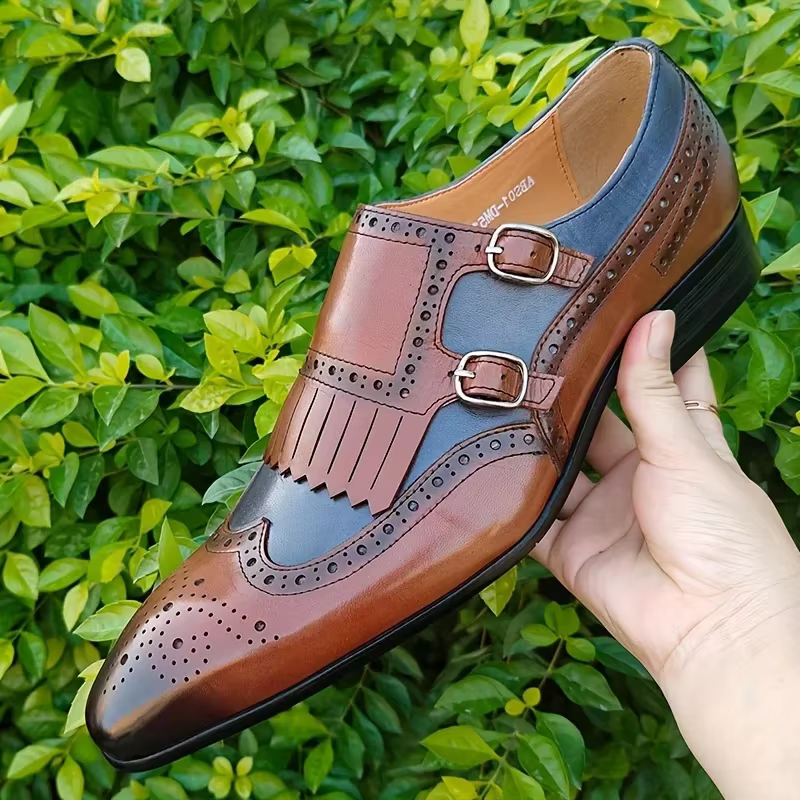 Chaussures habillées en cuir italien pour hommes