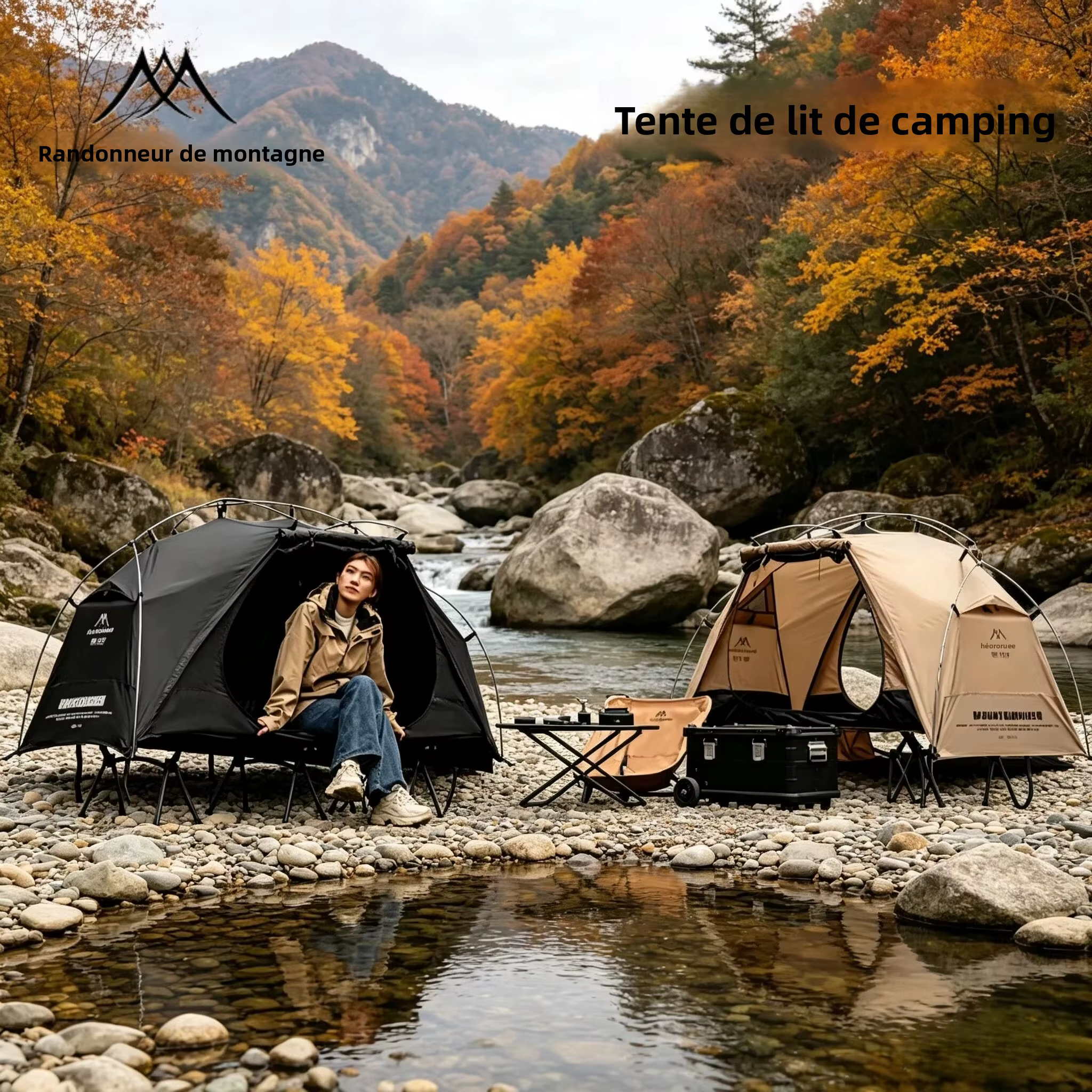 Tente de camping Mountainhiker avec tente intérieure indépendante