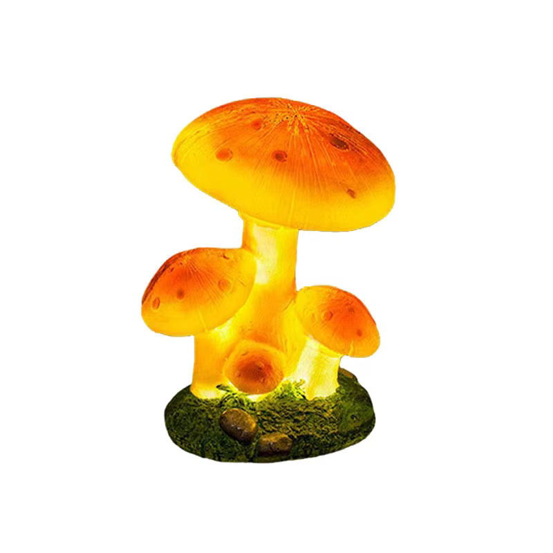 Lampe LED d'extérieur lumineuse en forme de champignon, lampe de jardin, lampe de pelouse étanche, éclairage décoratif d'ingénierie